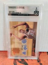 1994 Fleer Basketball Shaquille O'Neal Magic NBA League Leaders #5 GG 9 MINT