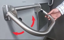 Extend a Hand Foldable, locking, flip up Stainless Grab Bar