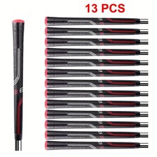 CP2 Pro Control Core Style Golf Grips - Jumbo/Oversize - 13 Piece Set Black/Red