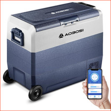 K&uuml;hlbox 60L mit APP Steuerung -20&deg;C bis 20&deg;C 12/24V f&uuml;r Auto LKW Boot Camping