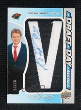 2020 SP Game Used Draft Day Marks Rookies 3/35 Kirill Kaprizov #DDM-KK Auto k4c