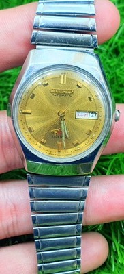 Vintage Of Citizen Automatic 21 Jewels Men Watch Day Date Japan Made 4-824351