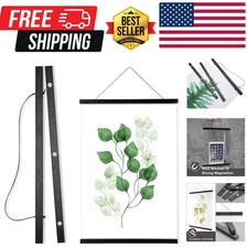 Magnetic Poster Hanger Frame, Black Magnet Poster Frame 12x16 12x18 12x36 for...