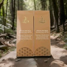 2x Color Mimicing Medium Spectrum Sunscreen Serum SPF 50 Exp 07/28 1 Oz Sealed