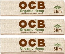 OCB Slim King Organic Rolling Papers - 3 Packs