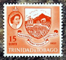 TRINIDAD & TOBAGO 1964 - 15c SG291 CV £3.75 U/M GW781