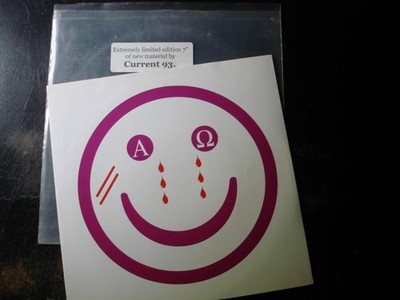 CURRENT 93 LIMITED EDITION BLUE 7'' RECORD TIME OF THE LAST PERSECUTION