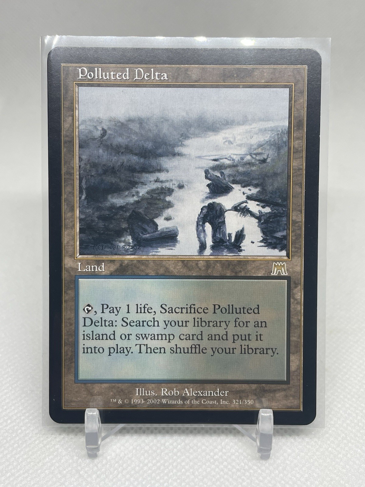 MTG Onslaught Polluted Delta Rare Fetch Land [LP] Lightly Played