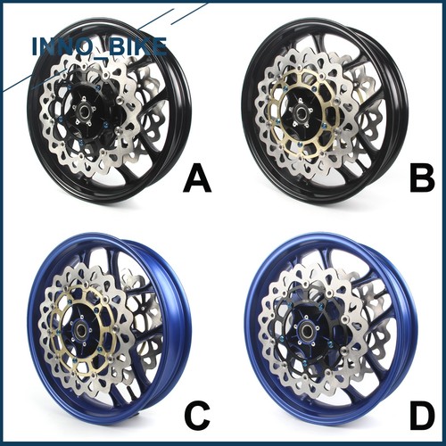 Front Wheel Rim + Brake Rotors For Yamaha YZF R1 R1M 2015-2022 YZF R6 2017-2022 - Picture 9 of 9