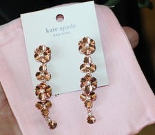 Pendientes De Aro Geométricos Chapados En Oro Rosa Par Creados Con