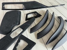 BMW F30 F31 F32 F36 Interieurleisten Teile SET Alcantara + Nappaleder LHD