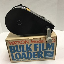 Watson Model 100 35mm Bulk Film Loader w/ Box, Inserts   Burke  James