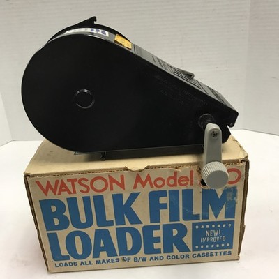 Watson Model 100 35mm Bulk Film Loader w/ Box, Inserts   Burke & James