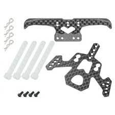 NexxSpeed Lexan Pan Car Body Mount w/Carbon Damper Plate - Kyosho Mini-Z MR03 