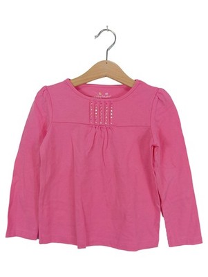 Jumping Beans Mädchen Langarmshirt Gr. 104 Pink Strass Baumwolle