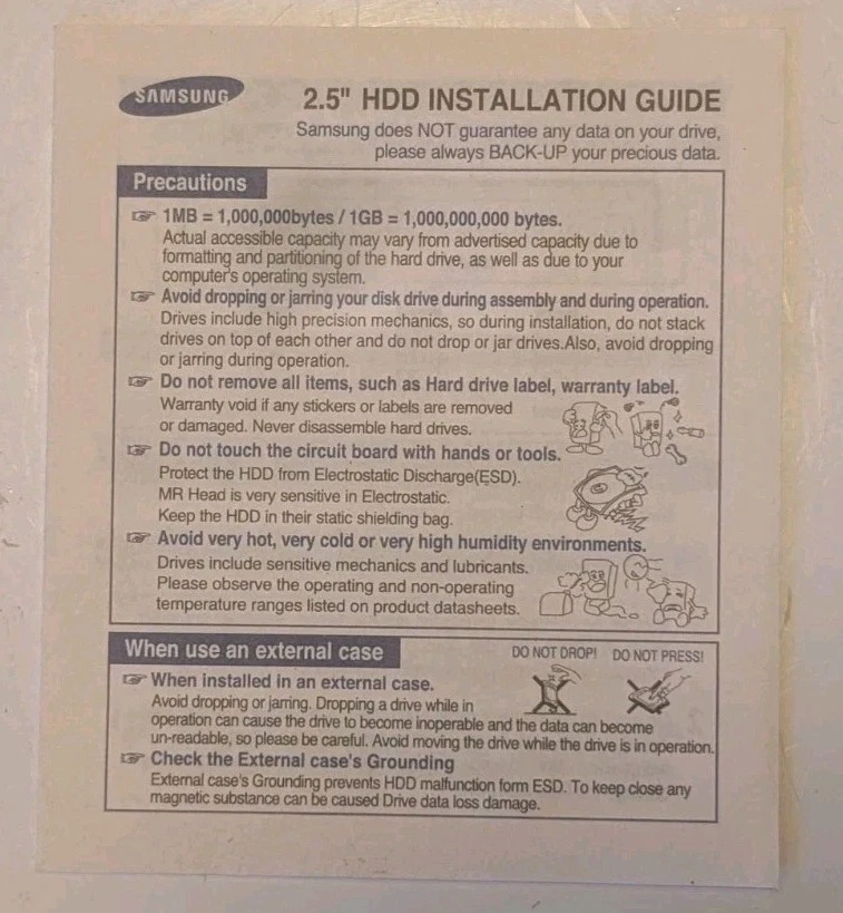 Samsung HM320JI 320GB Internal SATA HDD 5400RPM 2.5" SpinPoint M6 (NOS) - Image 2 of 4