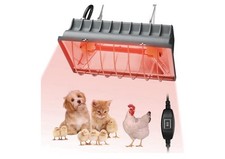 250W Chicken Coop Heater with 3PCS Heat Lamp, Brooder Heater for 30 Chicks