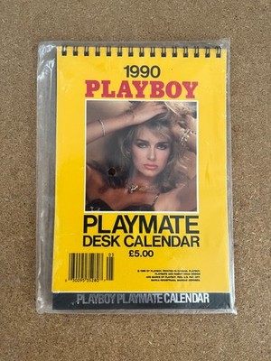 1990 PLAYBOY PLAYMATE SCHREIBTISCHKALENDER VERSIEGELT - KOSTENLOSER VERSAND IN UK!!