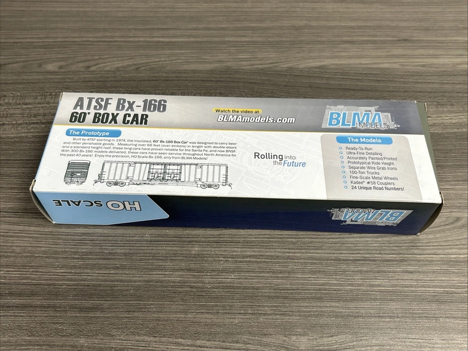 BLMA Models HO #53069 Bx-166 60’ Beer Car BNSF (Powerbar Logo) #780794 NOS! - Image 4 of 4
