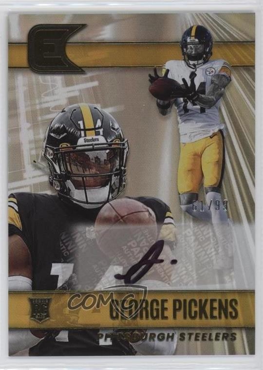 2022 Panini Chronicles Essentials /99 George Pickens #ESS-GEP Rookie Auto RC