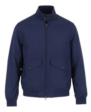 Chaqueta de Hombre JACK & JONES Premium Flight S Azul Cuello Alto Ligera Bombardero DDP