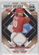 2020 Panini Elite Extra Edition Prospect Materials Black Alec Bohm #PM-AB 0ly5