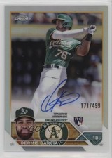 2023 Topps Chrome Rookie Auto Refractor 171/499 Dermis Garcia #RA-DGA Auto 10p6