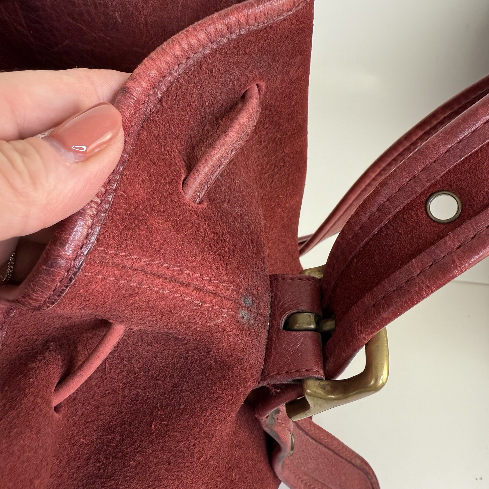 Vintage Coach 9012 Berkeley Drawstring Shoulder B… - image 5