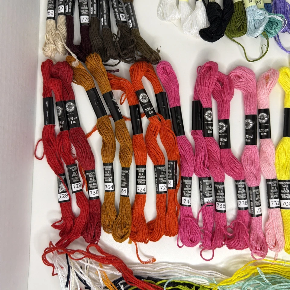 DMC/Loops & Threads Floss 100% Cotton Embroidery Thread Skeins Mixed Lot - Image 2 of 4