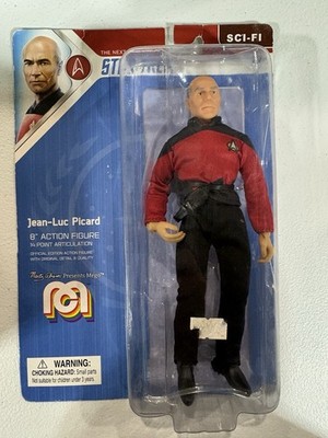 Captain Picard Mego 8-Inch Action Figure Star Trek Sci-Fi Series on ...