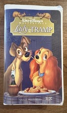 Walt Disney's Lady and the Tramp Masterpiece Collection Fully Restored VHS 1998