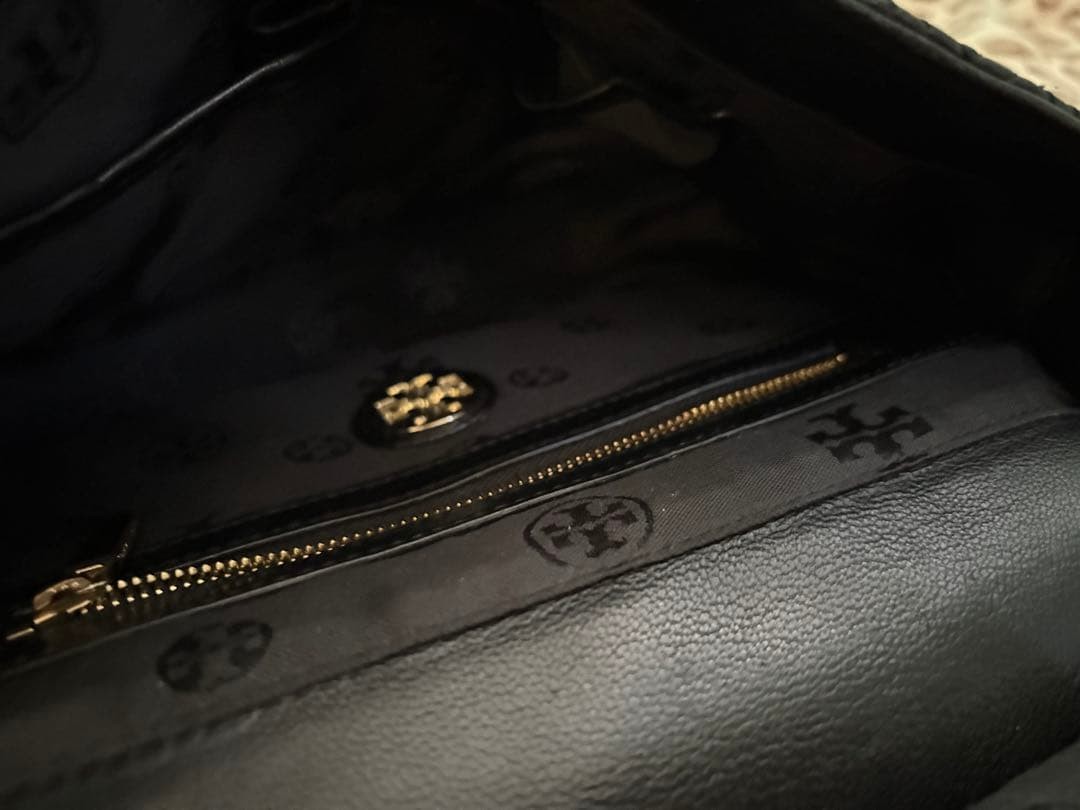 Tory Burch Chain Shoulder Bag Leather Black Women's From Japan thumbnail 5