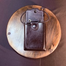Don Hume Two Way Radio Pouch Pocket Size 4.5"x3.5"x1" Swivel Back Plain Leather