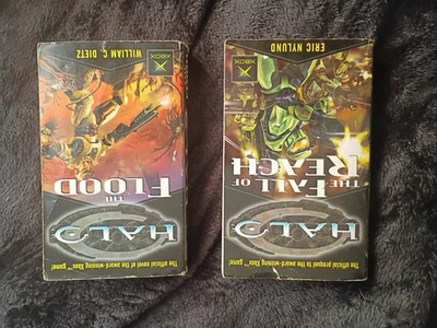 #ad Halo: The Flood by William C. Dietz Official Xbox Game Novel Paperback Book $6.50