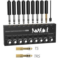 Hochleistungs Audio Mixer 6 oder 8 Kanäle für Aufnahme und Live Events