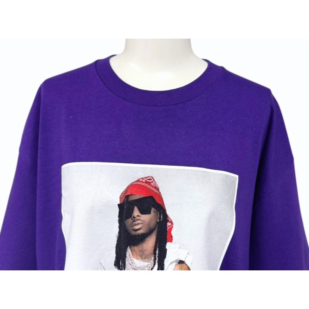 New and  Supreme Playboi Carti PHOTO TEE Short Sleeve T-shirt Purple Size XL FW2 thumbnail 2