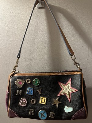 Dooney and Bourke Lindsay Lohan Black #1 Shoulder Bag Purse Black Y2K-Repaired