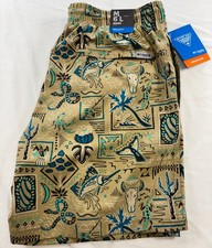 Columbia PFG Rambler 6" Water Shorts Mens Sz Med Beige Desert Print New NWT 45