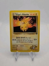 Lt. Surge's Pikachu 84/132 Gym Challenge Regular on eBay
