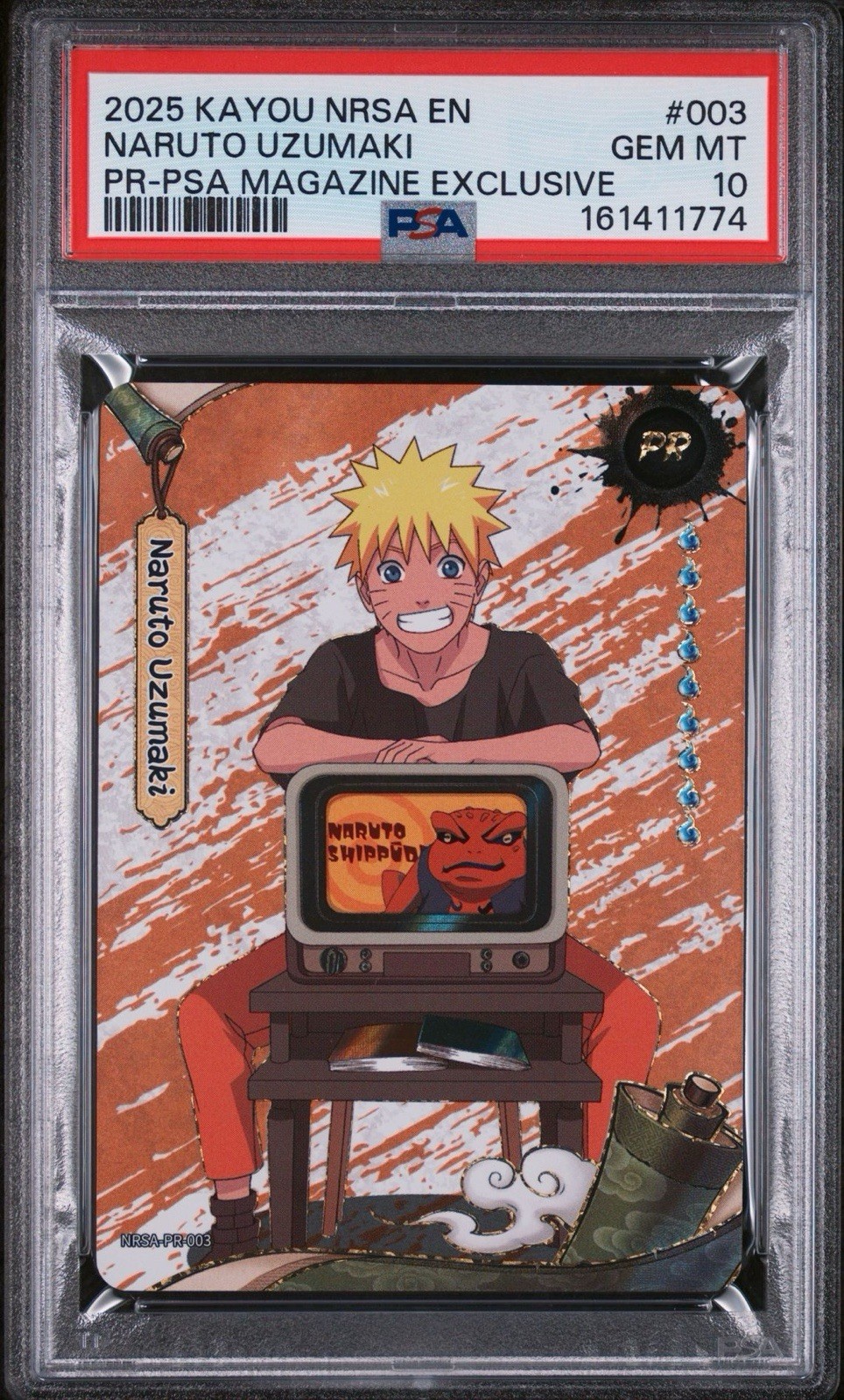 2025 Kayou Naruto Smriti PSA Magazine Exclusive #003 Naruto Uzumaki PSA 10 view 1