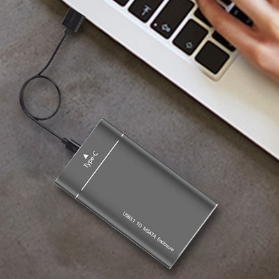 Portable HDd 500 GB Ultra Slim Externe Festplatte USB-Festplatte Schwarz geschic