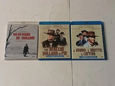 BLU RAY WESTERN LA TRILOGIA DEL DOLLARO di SERGIO LEONE con CLINT EASTWOOD