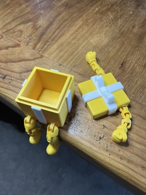 Christmas Present - Articulating - 3d Printed