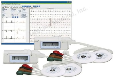 Mortara Ins. Burdick Vision 5 Holter Analysis System With 2 H3+ Digital Recorder