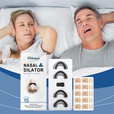 Nasal Dilator Breathing Aid Kit | Magnetic Nose Clips & Patches, 30 Count