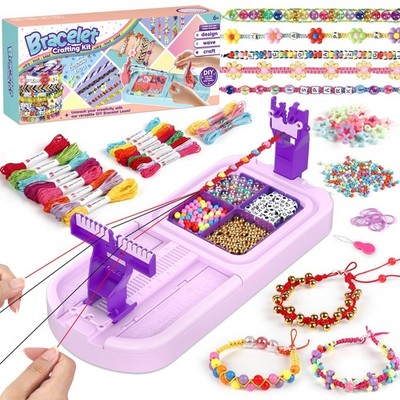 Friendship Bracelet Making Kit for Girls Ages 8-12, DIY Arts and Crafts Loom
