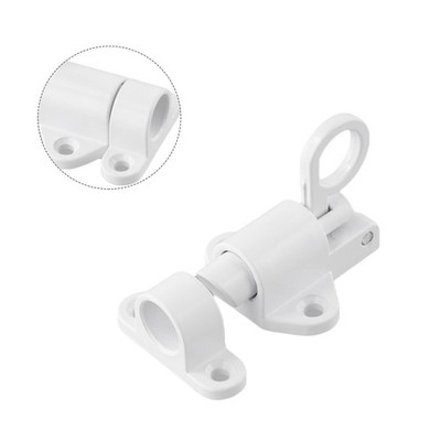 Door Security Guard Latch Bolt Gate Lock Stainless Steel Spring Loaded Tools