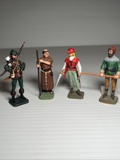 Imire/risley 54mm Miniatures Robin Hood,friar Tuck ,will Scarlet And Little John