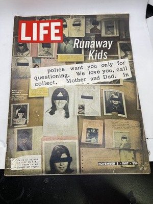 LIFE Magazine November 3 1967 Runaway Kids Cover Story Time Inc.