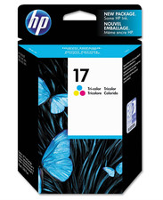 HP 17 Tri-Color Ink Cartridge Inkjet C6625A - GENUINE - NEW - FAST SHIP  